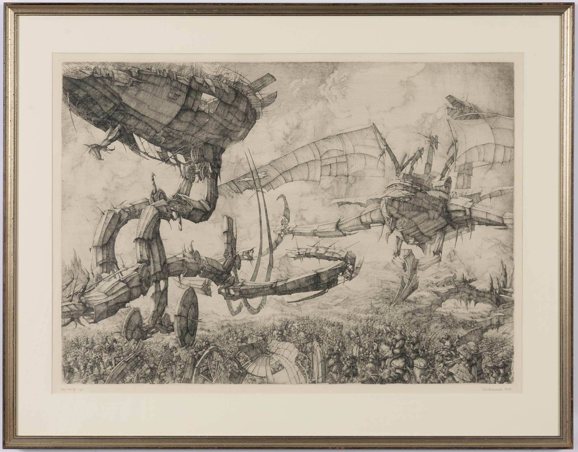 Erik Desmazières, "La grande bataille".