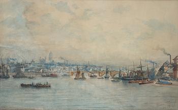 Edwin Toovey, watercolour, signed and dated 1883-4.