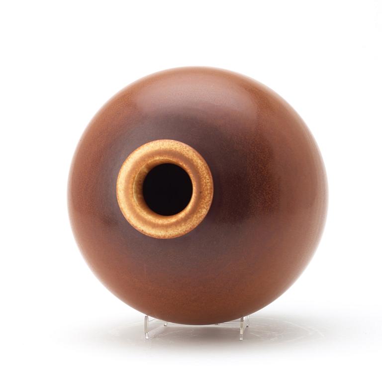 Berndt Friberg, a stoneware vase, Gustavsberg Studio 1964.