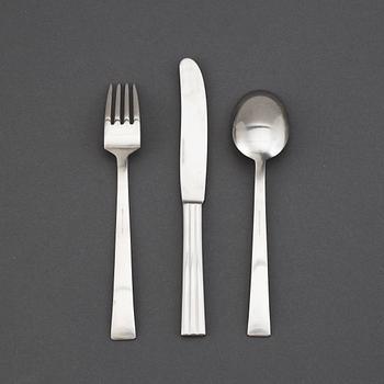 FOLKE ARSTRÖM, bestick, 36 delar, "Thebe", Gense, Sverige, 1950-/1960-tal.