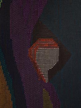 Lillian Holm, a tapestry, flat weave, ca 161 x 53,5 cm, signed LH.