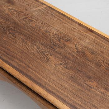 Johannes Andersen, a 'Smile' coffee table, CF Christensen, Silkeborg, Denmark, 1950's/60's.