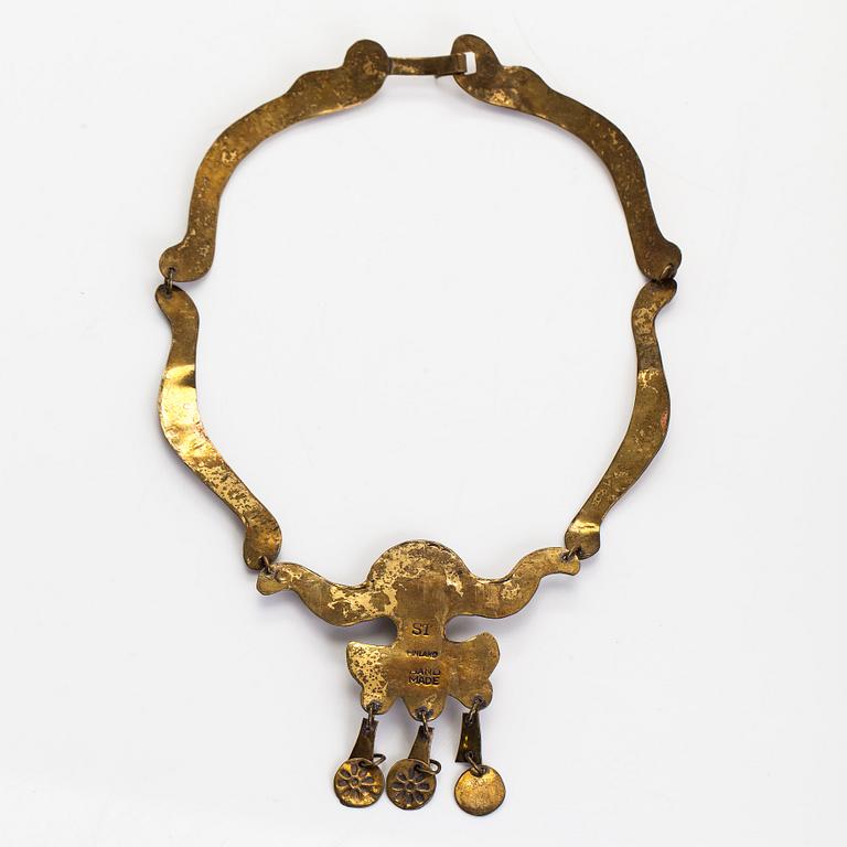 Seppo Tamminen, necklace and bracelet, bronze.