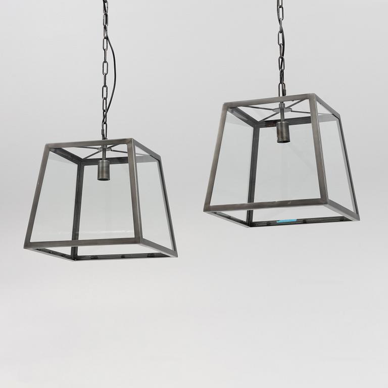 Ceiling lamps, a pair, "Big City", Artwood.