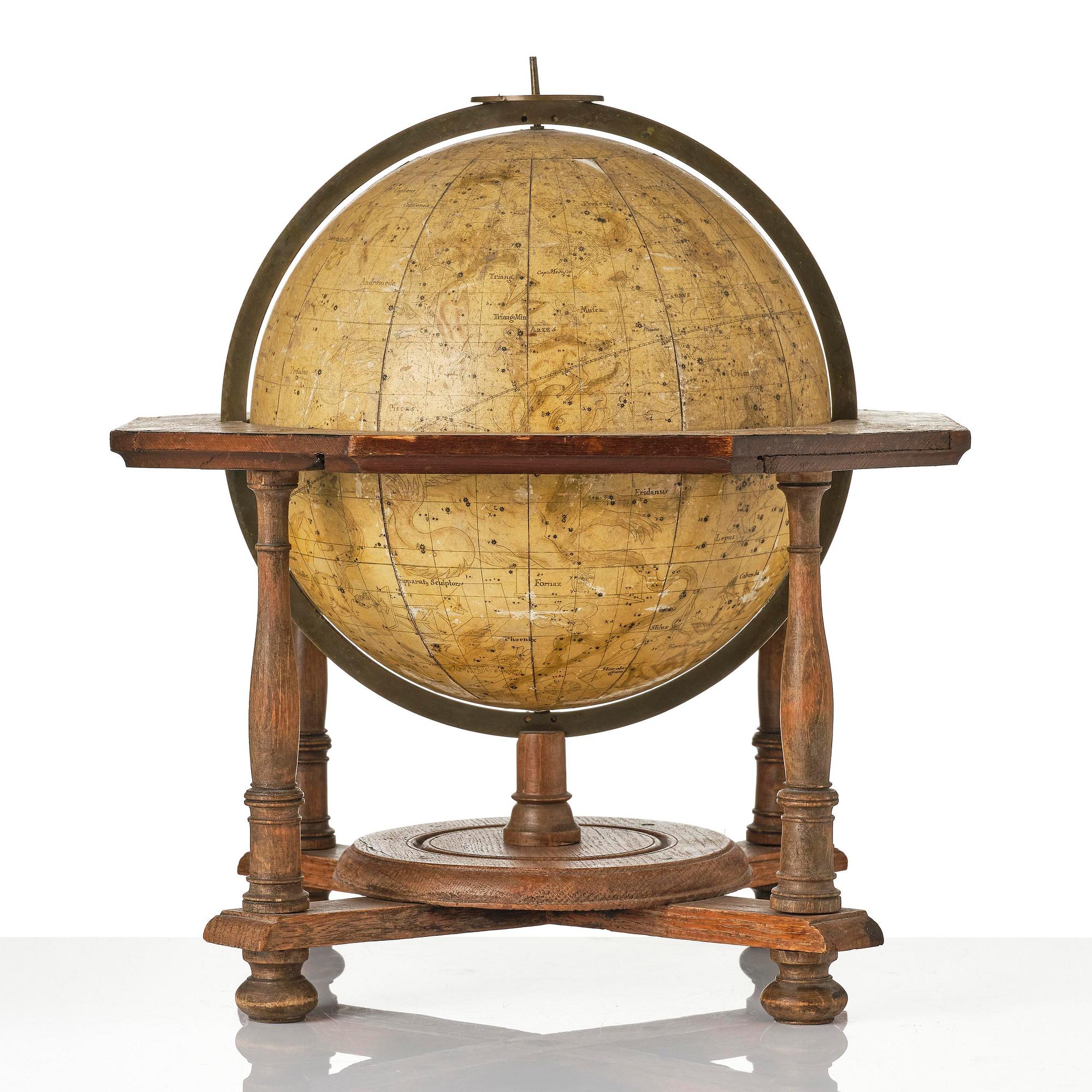 A celestial library globe by A. Åkerman (manufacturer of globes in Uppsala 1759-78), 1759.