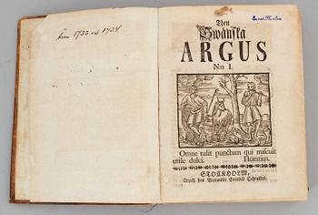 Then swänska Argus, 1732-4.