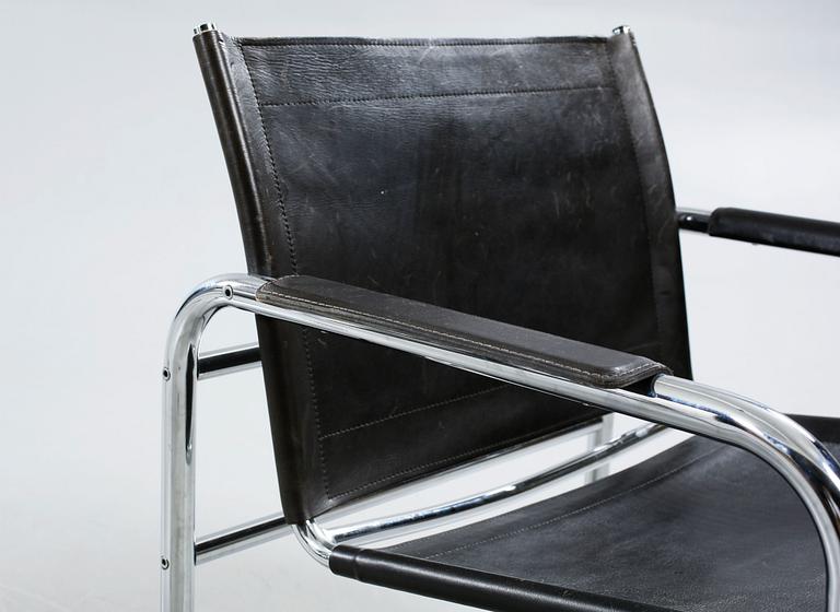 A pair of "Kointe" arm chairs by Tord Björklund, Ikea, late 20th century.