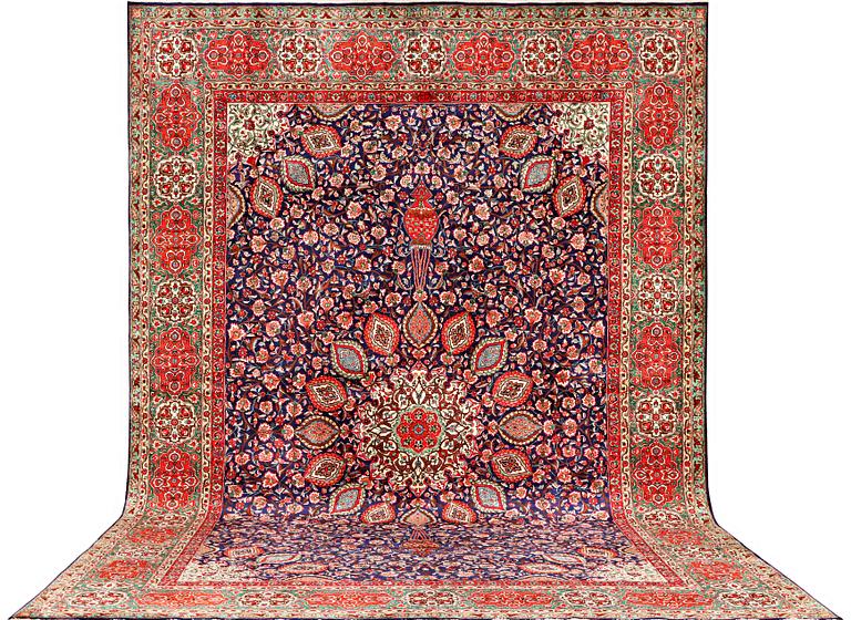 Matta, Kashmar, ca 500 x 348 cm.