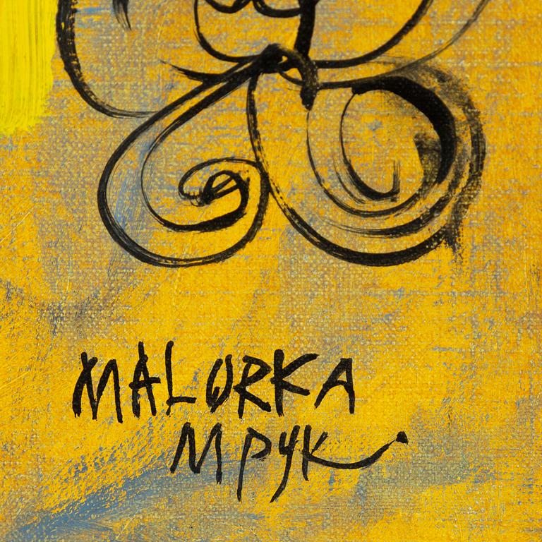 Madeleine Pyk, oil on canvas, signed M. Pyk.