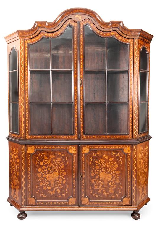 A DUTCH GLASS CUPBOARD.