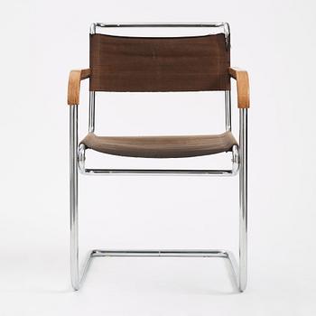 Marcel Breuer, an armchair, model "B34", Thonet, ca 1929-30.