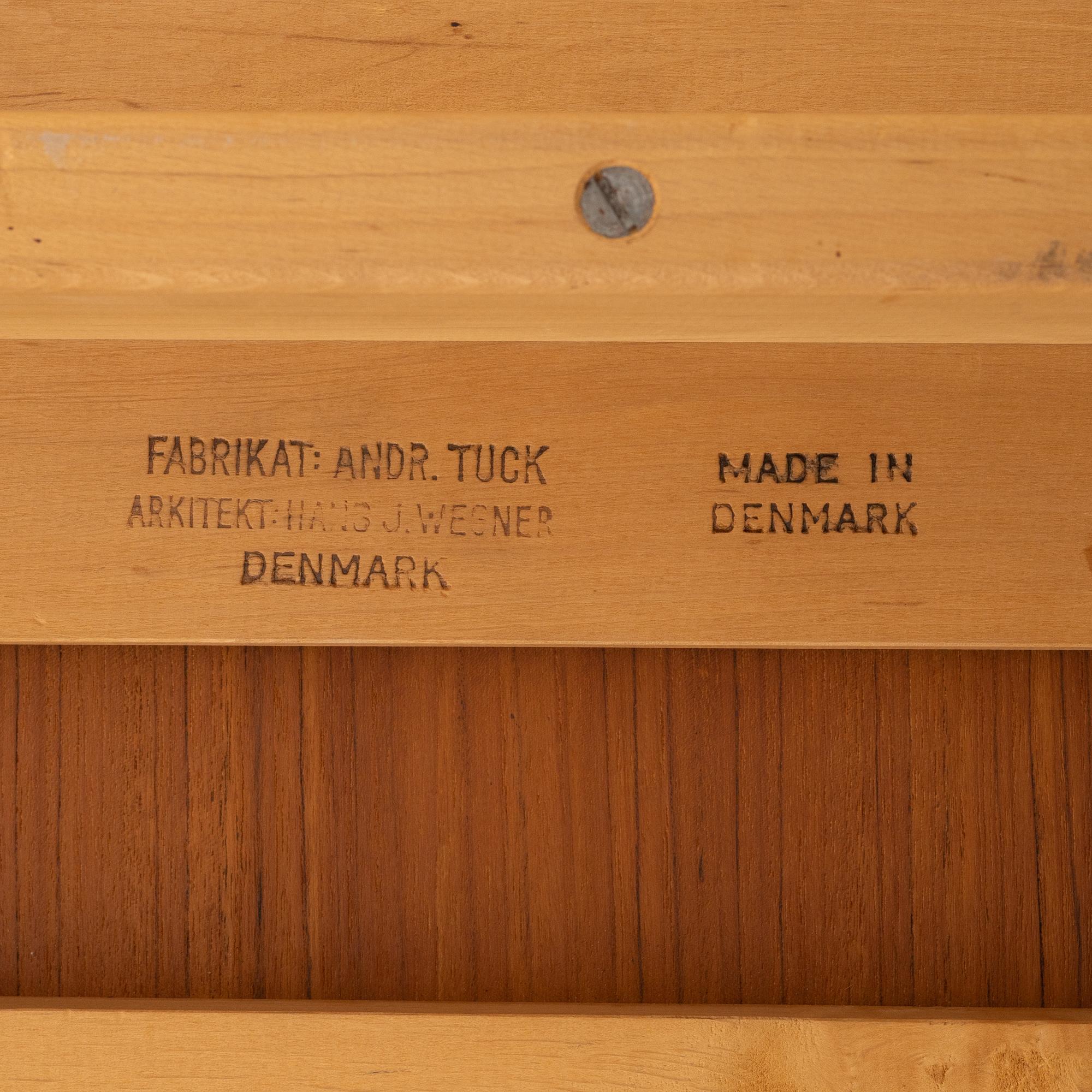Hans J. Wegner, matbord, "AT-312", Andreas Tuck, Danmark.