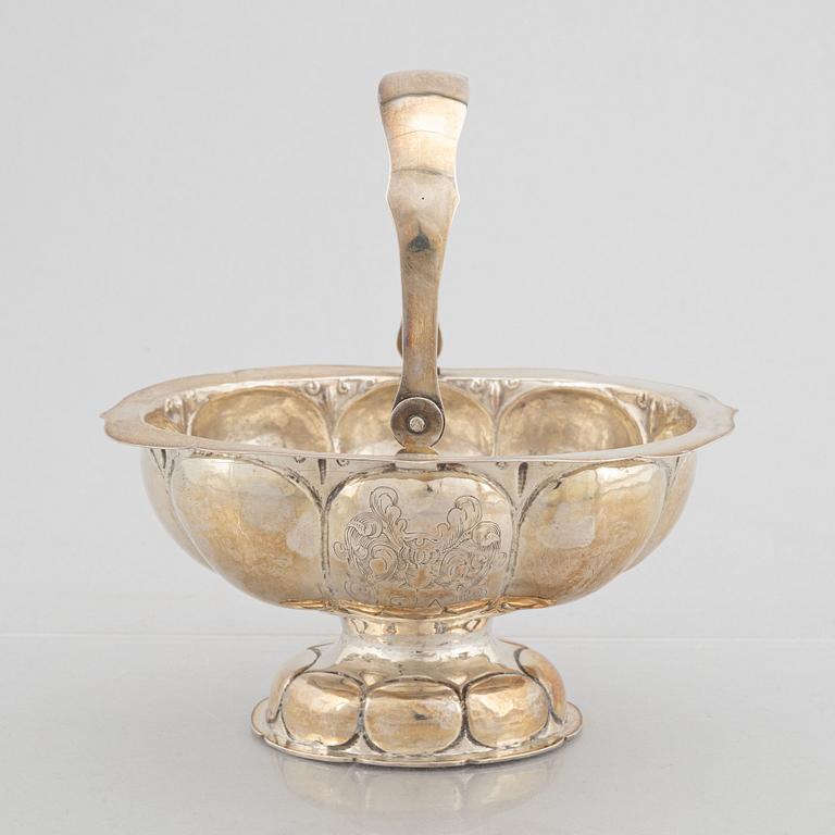 A Dutch Sweat-Meat Silver Bowl, probably 18th Century.