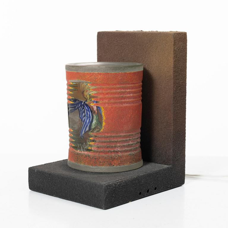 Kjell Engman, a glass sculpture, Kosta Boda, Sweden, signed.