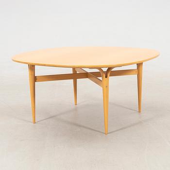 Bruno Mathsson, "Supercirkel" coffee table, Värnamo, second half of the 20th century.