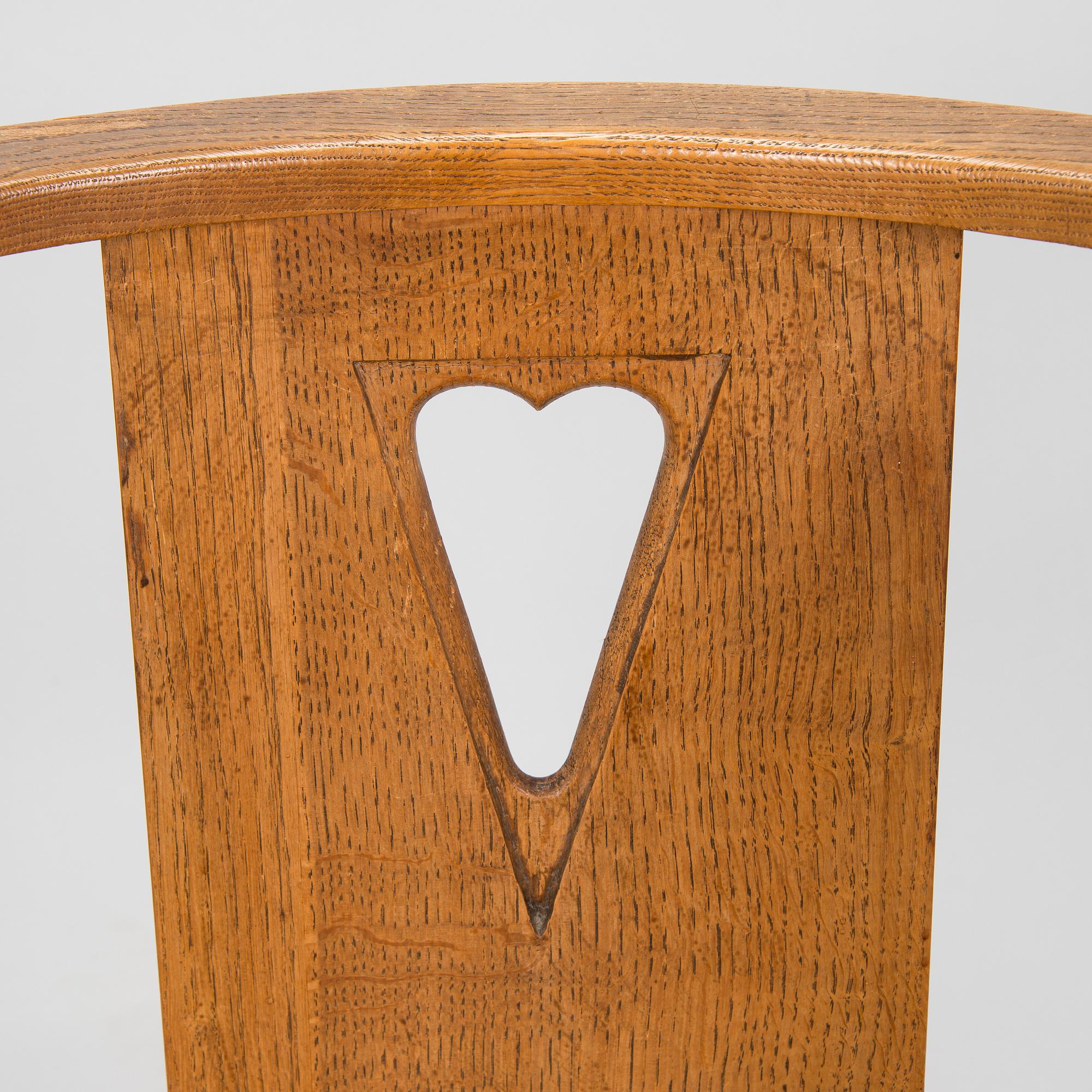 Eliel Saarinen, nojatuoli, Valtion Rautatiet, 1920-luku.