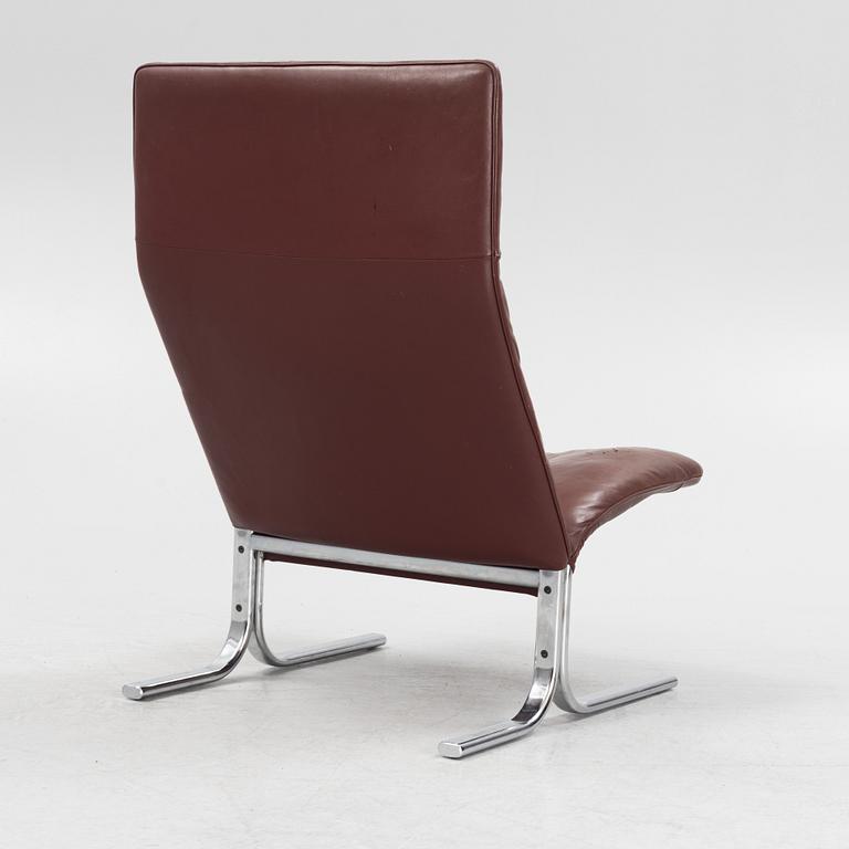 Hans Eichenberger, a lounge chair, De Sede, 1970's.