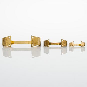 AULIS LEINONEN, Set of 32 door handles 'Ara' for Auran Rautateollisuus  1960/1970's.