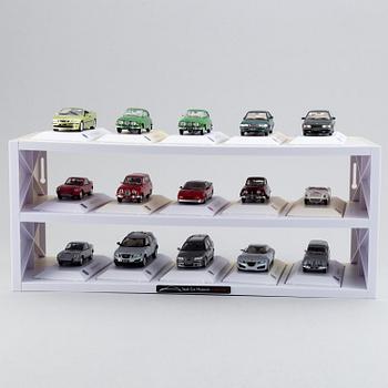 Modellbilar, 30 st, "Saab car museum".