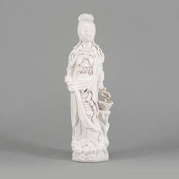 FIGURIN, porslin, blanc de chine, Kina, 1700-/1800-tal.