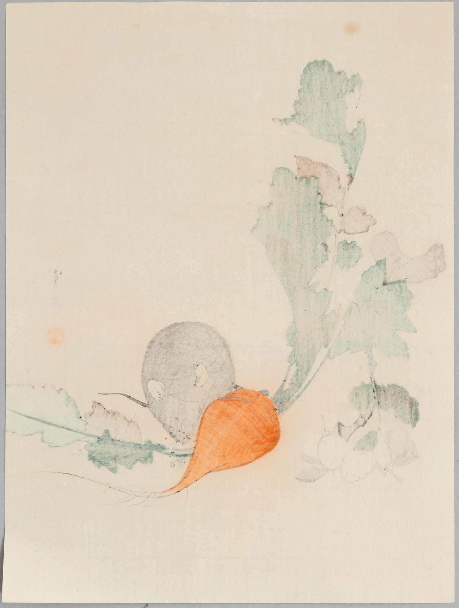 A group of three Japanese woodblock prints, 20th century.