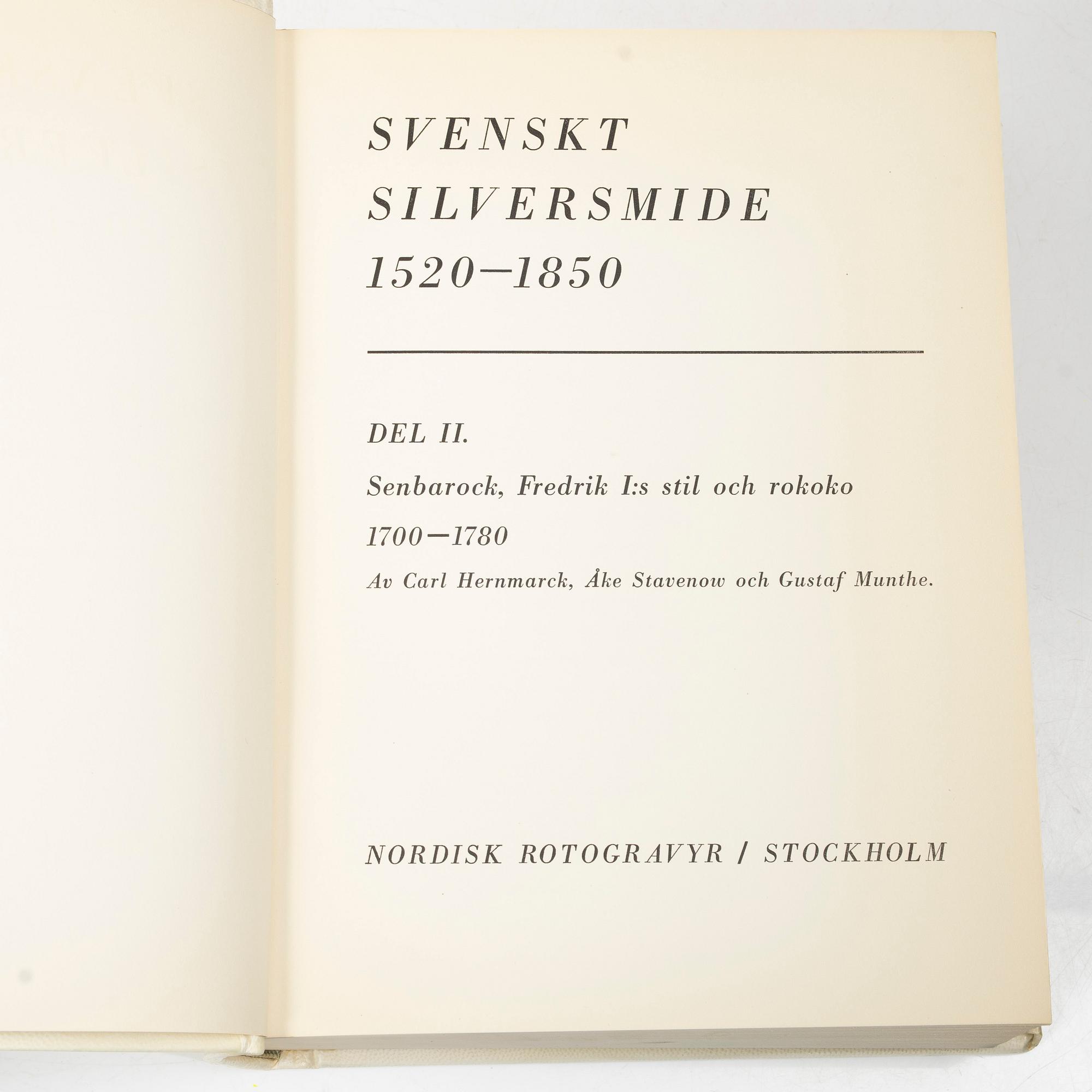 Parti silverlitteratur, 10 volymer.