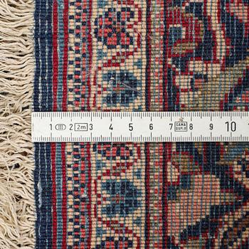 Matto, semi-antique/old Kashan, ca 203 x 130,5 cm.
