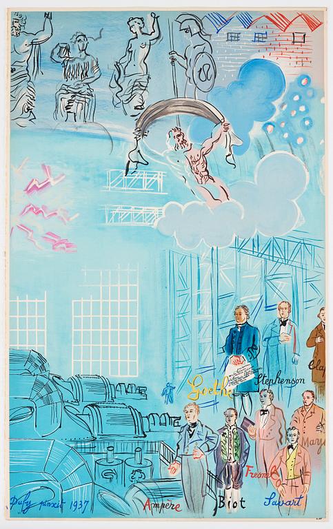 Raoul Dufy After, Portfolio "La Feé Electricité" (10).