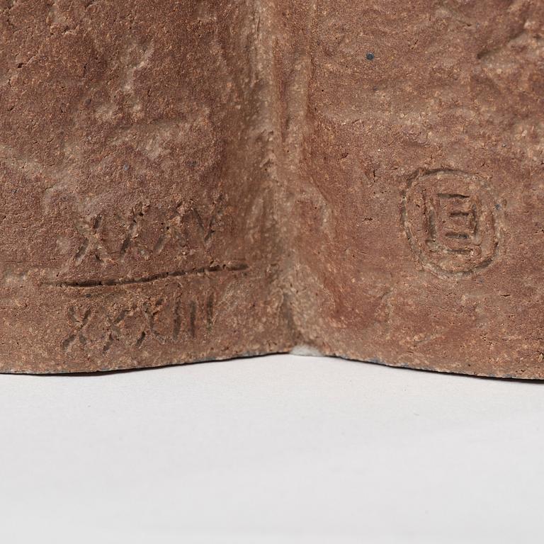 LISS ERIKSSON, skulptur, terrakotta, monogramsignerad och numrerad XXXV/XXXIII.