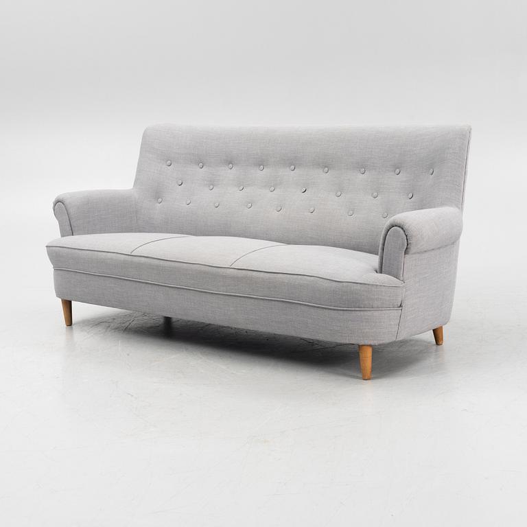 Carl Malmsten, soffa, "Hemmakväll". OH Sjögren 1900-talets slut.