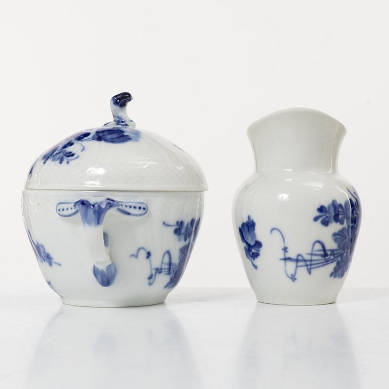 Royal Copenhagen, a 'Blue Flower' 50-piece dinner and coffee service,, Denmark.