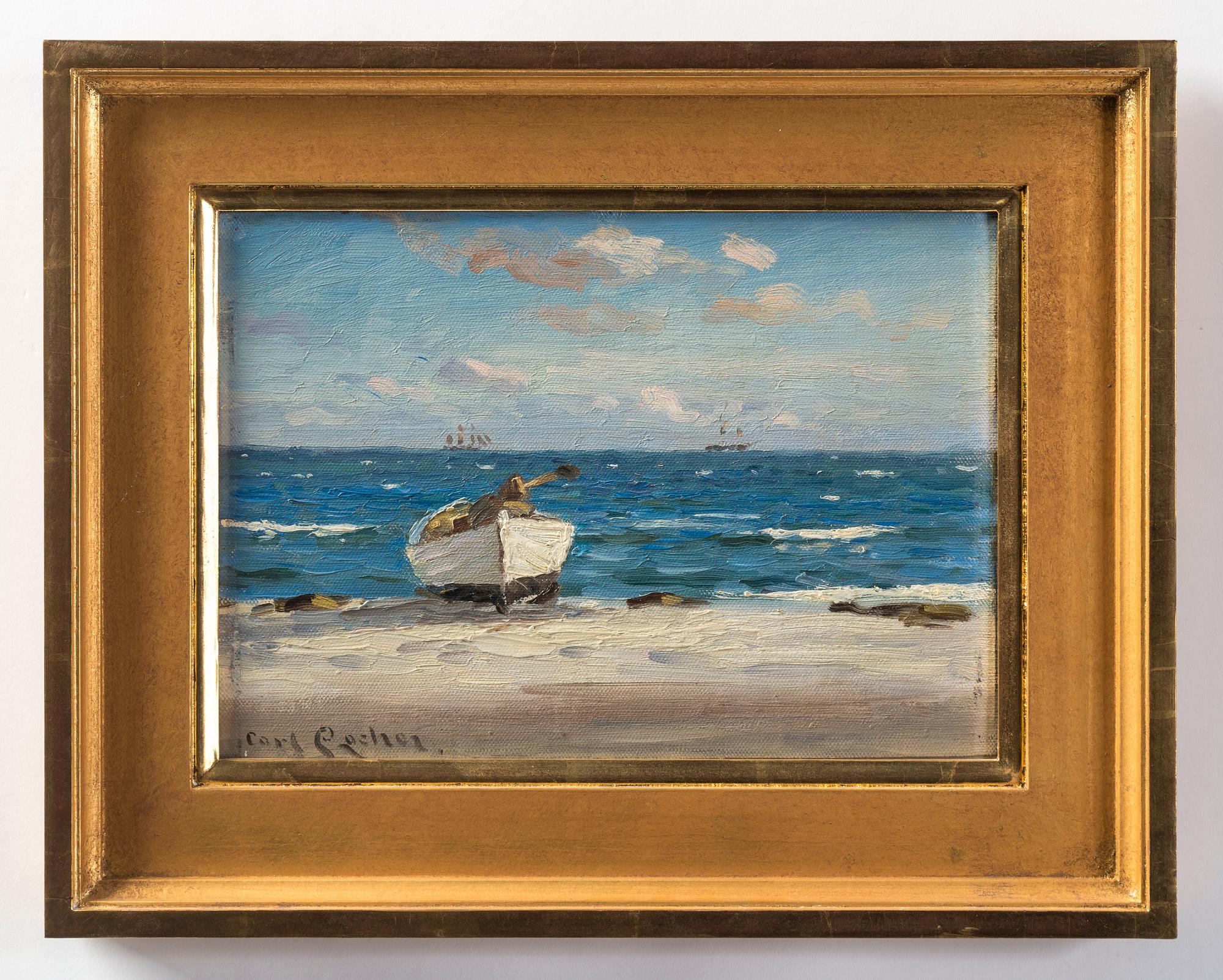 Carl Locher, Beach Scene, Skagen.