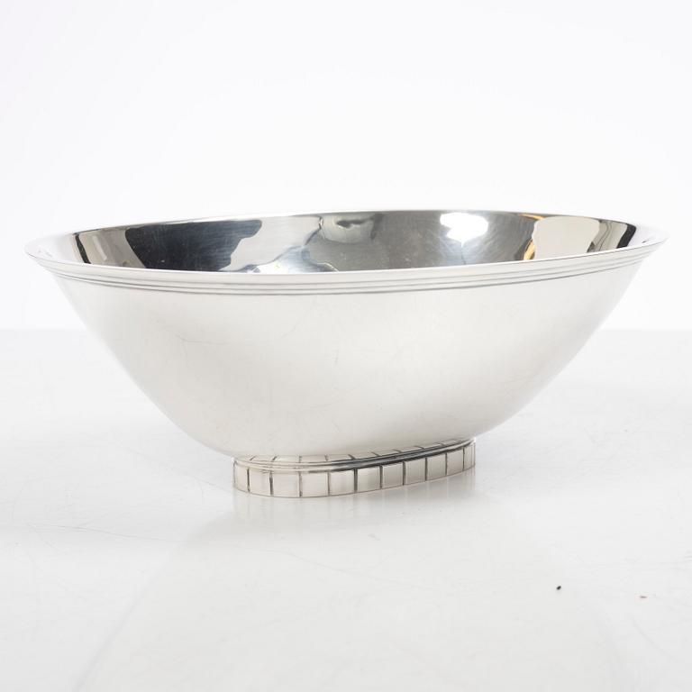 Eric Råström, skål, silver, firma CG Råström, Stockholm 1964.