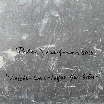 Peder Josefsson, "Violett-Svart-Purpur-Gul-Grön".