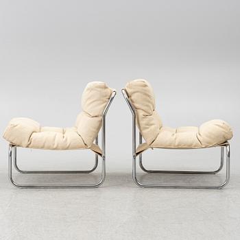 Gillis Lundgren, Armchairs, a pair, "Revolt", IKEA, 1970s.