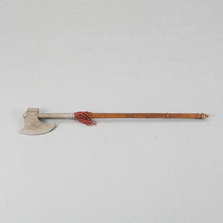 A decorative axe, early 20th century.