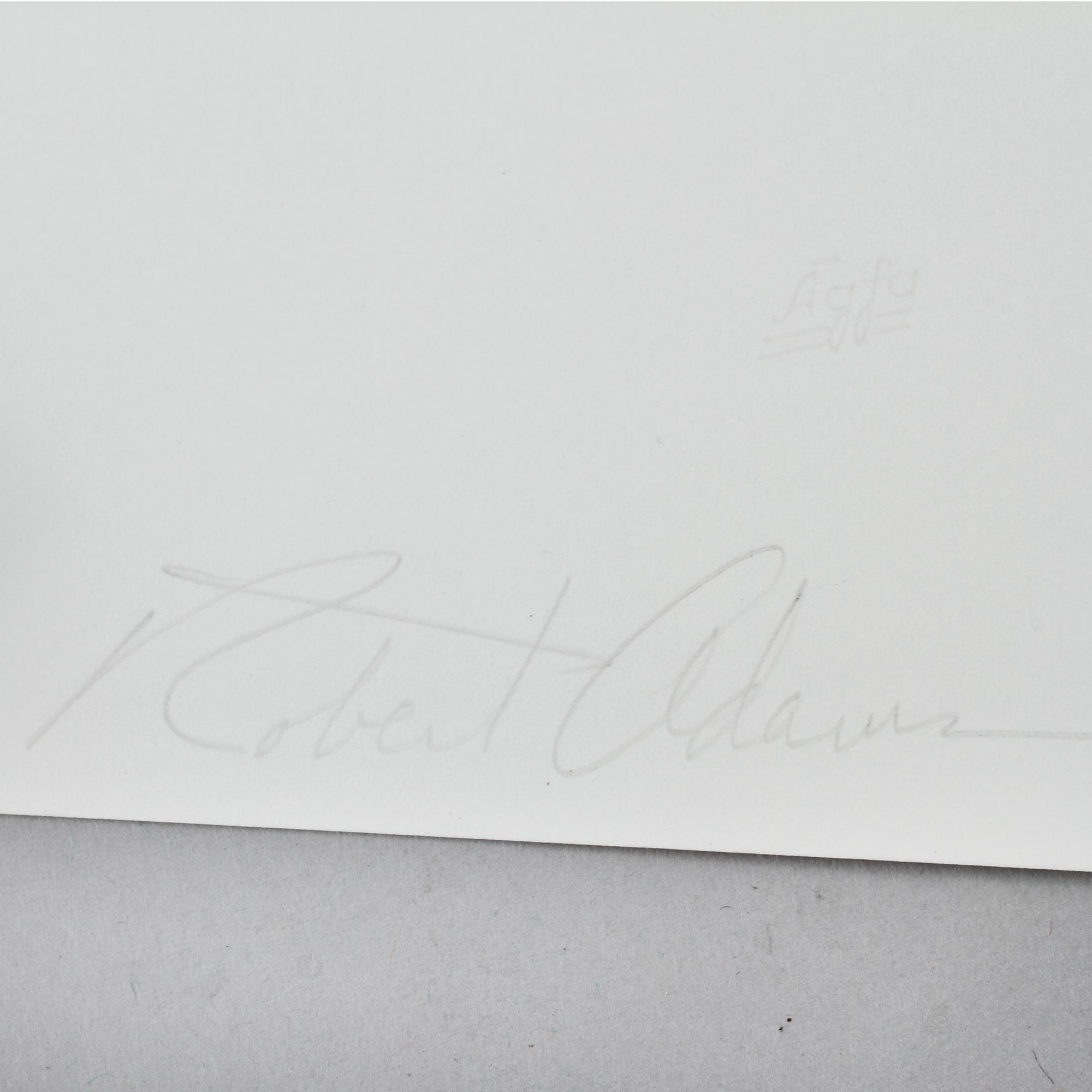 ROBERT ADAMS, fotografi, signerad á tergo.