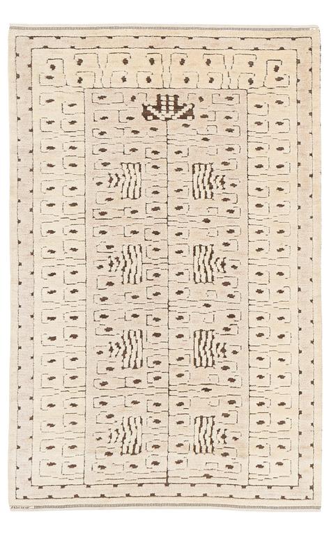 Märta Måås-Fjetterström, matta, "Skvattram", reliefflossa, ca 275 x 175 cm, signerad AB MMF.