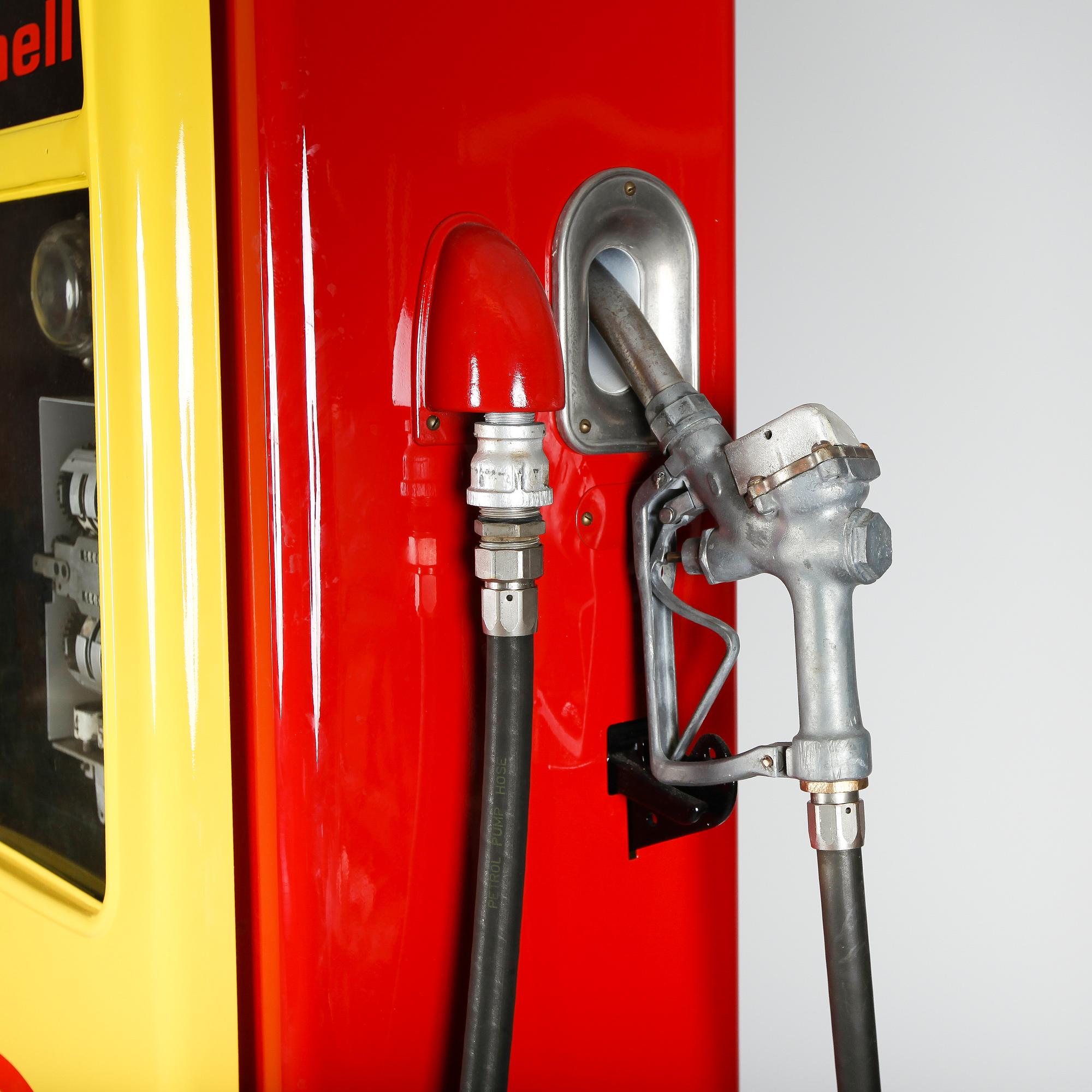 BENSINPUMP, Shell, The Tokheim pump, USA, 1900-talets mitt.