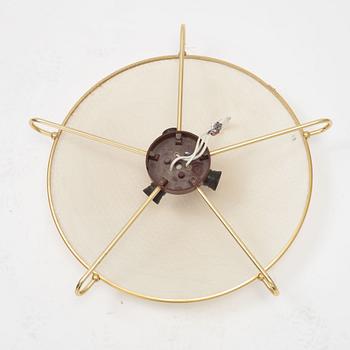 A brass ceiling light, Erco Leuchten, Germany, second half of the 20th Century.