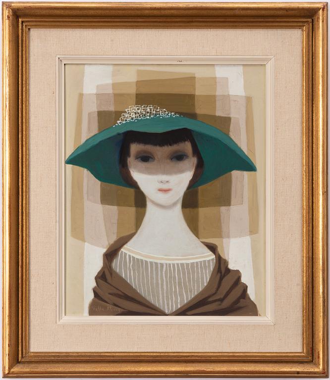 Pelle Åberg, Woman in a Green Hat.