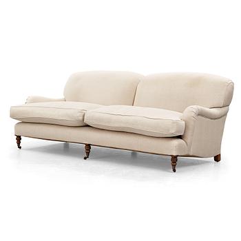 163. SOFA, "Howard", upholstered in an off-white fabric.