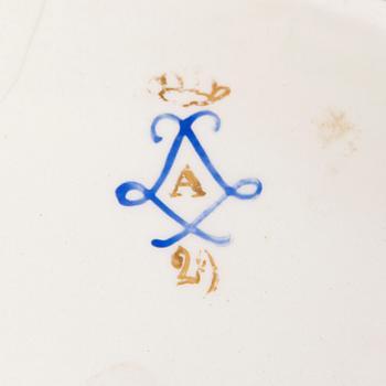 A FRENCH SÈVRES STYLE URN, porcelain and gilt bronze, latter half of the 19th century.