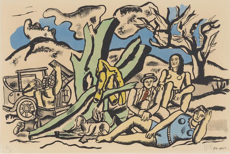 Fernand Léger, after, "La Partie de Campagne".