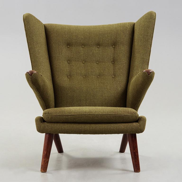 A Hans J Wegner 'Papa bear' easy chair, AP-stolen, Denmark.