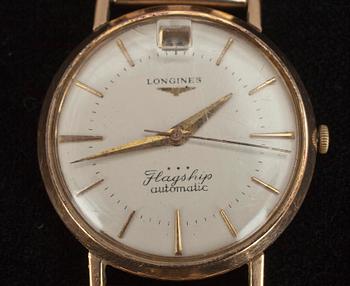 ARMBANDSUR, Longines Flagship, guld 18k, 1960-tal.