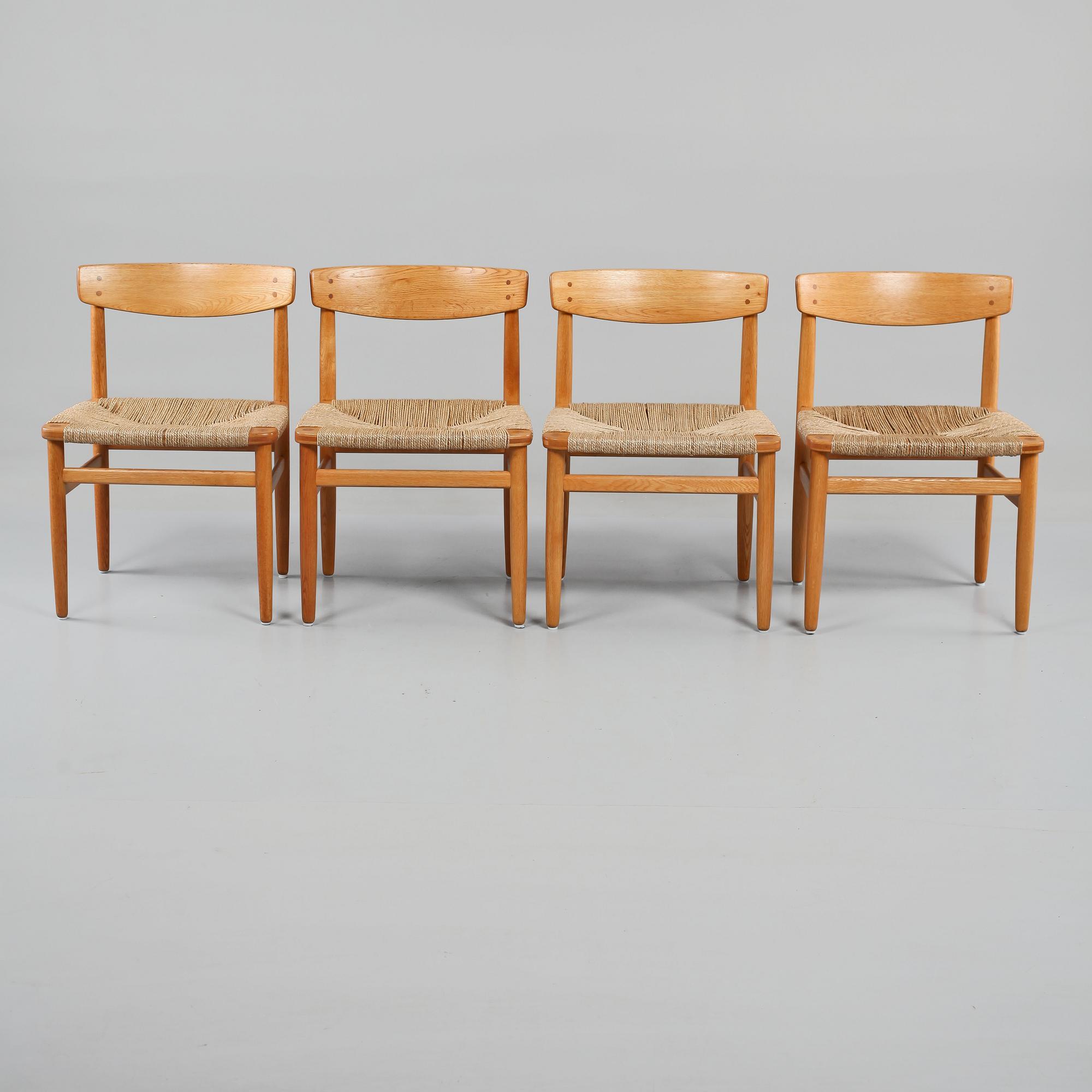 STOLAR, 4 st, "Öresund", Börge Mogensen, 1900-talets andra hälft.