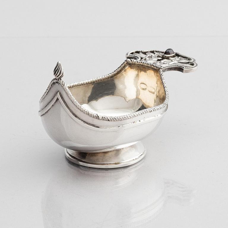 Kåsa, silver, oidentifierad mästare, Lettland ca 1920-1939.