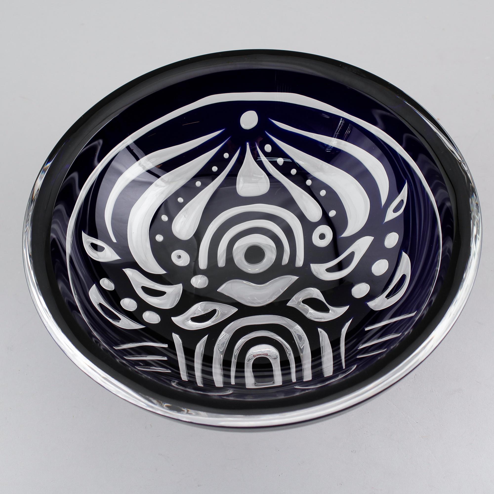 SKÅL, glas, "Baccus", Lars Hellsten, Orrefors Gallery -88.