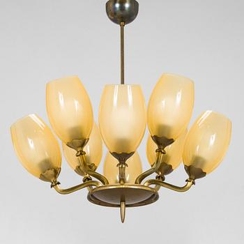 Paavo Tynell,a 1930s chandelier '1382/8 for Taito.